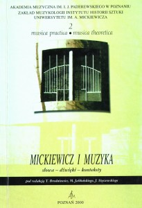Mickiewicz i muzyka