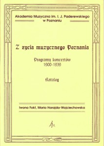 Programy koncertów 1900-1939. Katalog