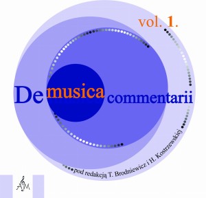De musica commentarii, vol. 1