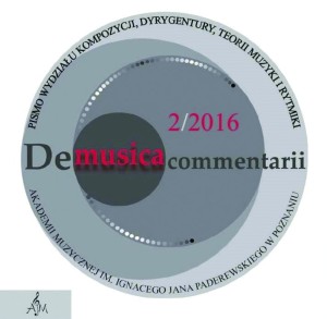 De musica commentarii 2/2016
